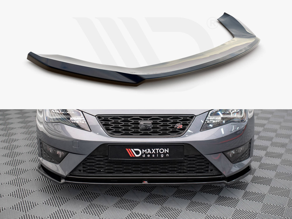 Maxton front splitter v2 seat leon fr/cupra mk3 (2012-2016) 1 Maxton front splitter v2 seat leon fr/cupra mk3 (2012-2016)