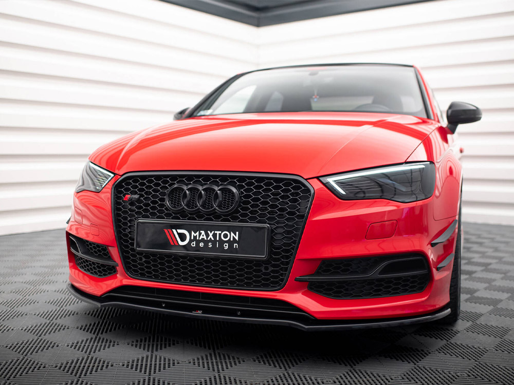 Maxton front splitter v2 audi s3/a3 s-line 8v saloon/cabrio (2013-2016) 3 Maxton front splitter v2 audi s3/a3 s-line 8v saloon/cabrio (2013-2016) - image 3