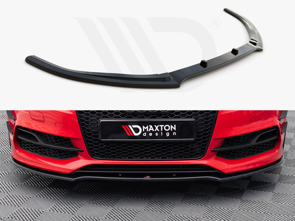 Maxton front splitter v2 audi s3/a3 s-line 8v saloon/cabrio (2013-2016) 1 Maxton front splitter v2 audi s3/a3 s-line 8v saloon/cabrio (2013-2016)