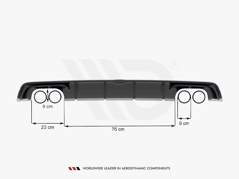 Maxton rear valance audi s3 saloon 8v (2013-2016) 6 Maxton rear valance audi s3 saloon 8v (2013-2016) - image 6