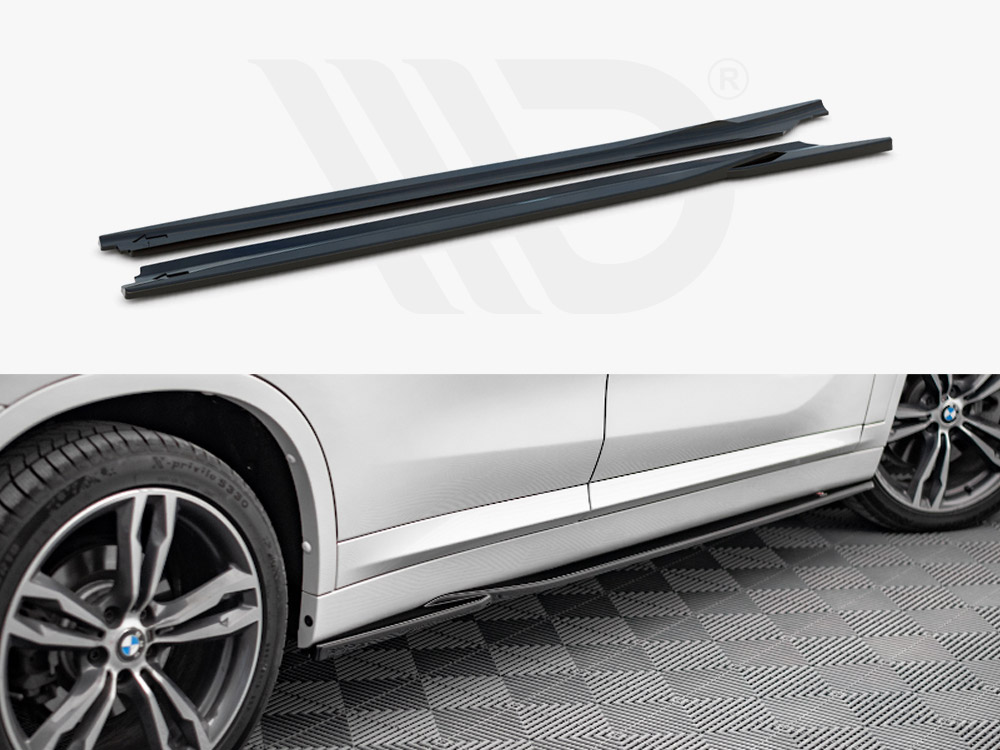 Maxton side skirts diffusers bmw x1 m-pack f48 (2015-2019) 1 Maxton side skirts diffusers bmw x1 m-pack f48 (2015-2019)