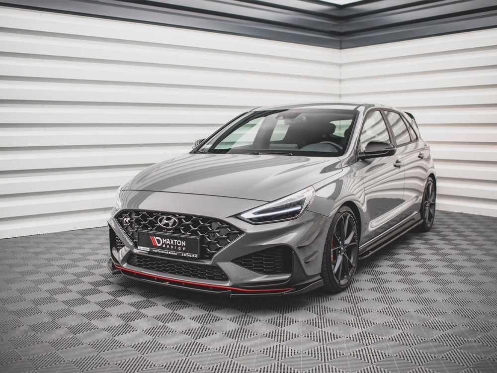 Maxton front splitter v2 hyundai i30 n hatchback/fastback mk3 facelift models (2020+) 2 Maxton front splitter v2 hyundai i30 n hatchback/fastback mk3 facelift models (2020+) - image 2