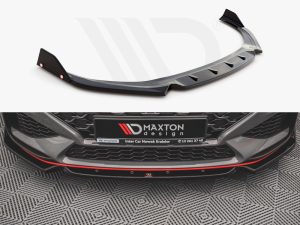 Maxton Front Splitter V1 + Flaps Hyundai i30 N Hatchback/Fastback Mk3 Facelift Models