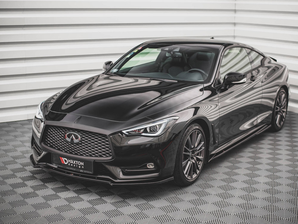 Maxton front splitter infiniti q60 s mk2 (2017+) 2 Maxton front splitter infiniti q60 s mk2 (2017+) - image 2