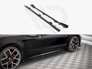 Maxton Street Pro Side Skirts Diffusers + Flaps BMW 4 Series M-Pack / M440i G22 / G23