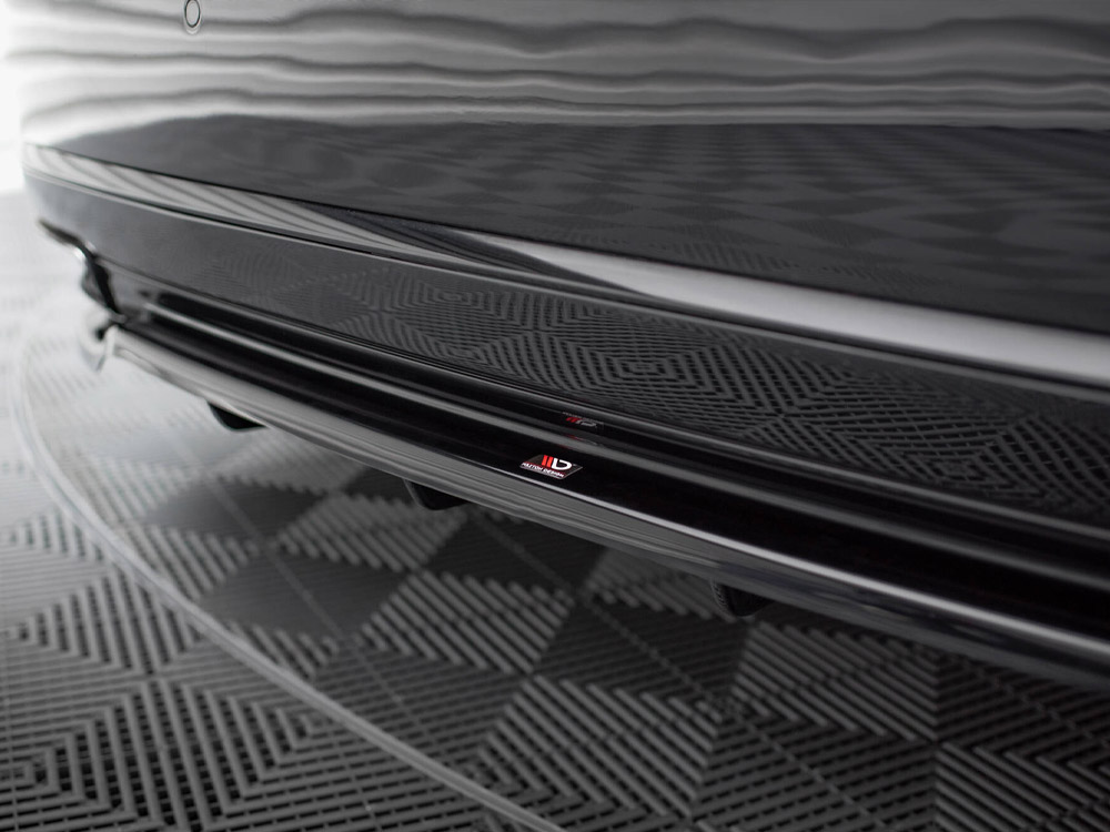 Maxton central rear splitter (vertical bars) audi a8 d4 facelift models 4 Maxton central rear splitter (vertical bars) audi a8 d4 facelift models - image 4