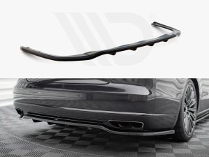 Maxton Central Rear Splitter (Vertical Bars) Audi A8 D4 Facelift Models