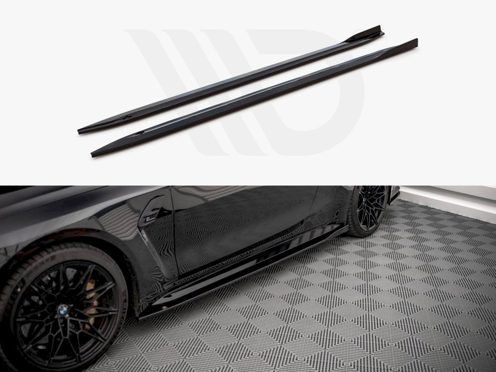 Maxton side skirts diffusers v1 bmw m4 g82 (2021+) 1 Maxton side skirts diffusers v1 bmw m4 g82 (2021+)
