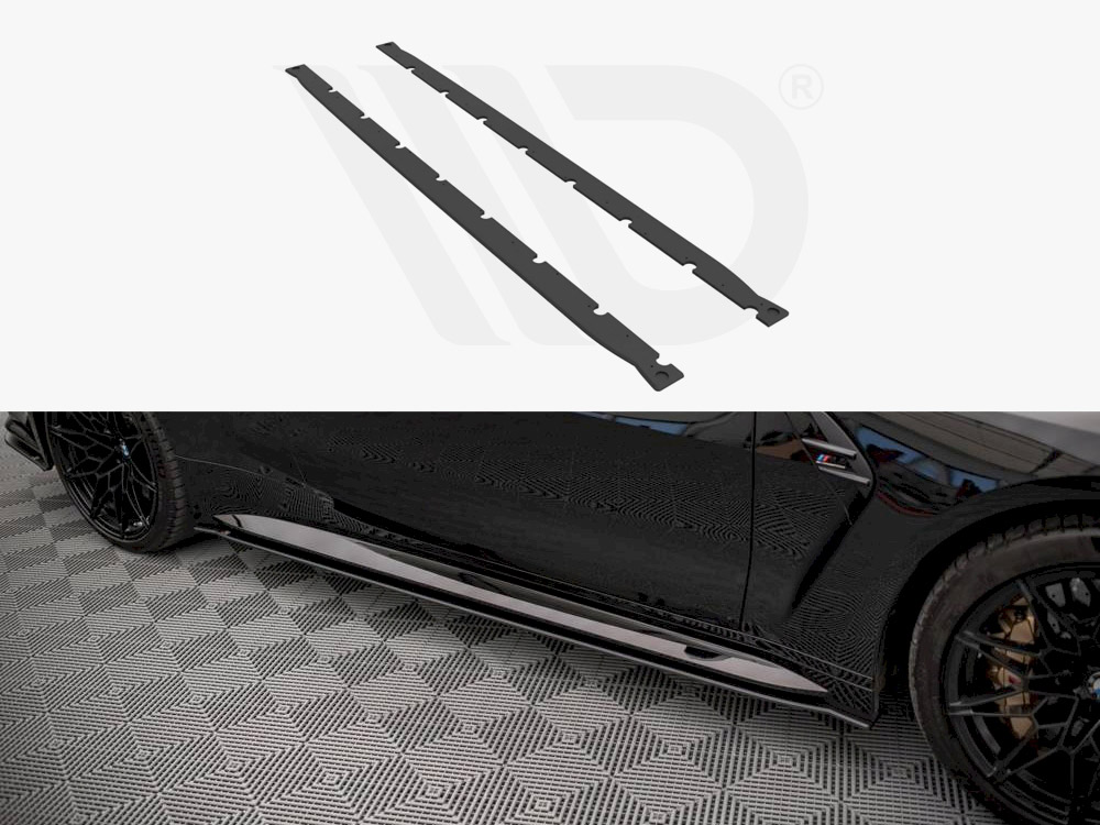 Maxton street pro side skirts diffusers bmw m4 g82 (2021+) 1 Maxton street pro side skirts diffusers bmw m4 g82 (2021+)