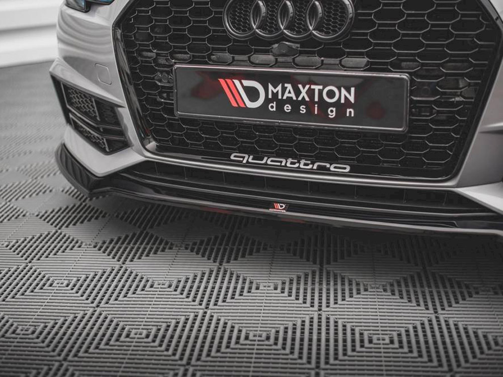 Maxton front splitter v4 audi s4/a4 s-line b9 2 Maxton front splitter v4 audi s4/a4 s-line b9 - image 2