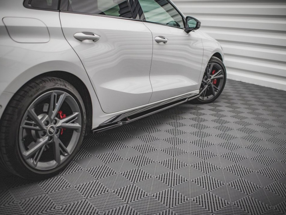Maxton side skirts diffusers v1 audi s3/a3 s-line 8y 3 Maxton side skirts diffusers v1 audi s3/a3 s-line 8y - image 3