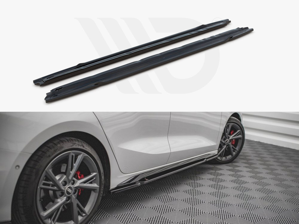 Maxton side skirts diffusers v1 audi s3/a3 s-line 8y 1 Maxton side skirts diffusers v1 audi s3/a3 s-line 8y