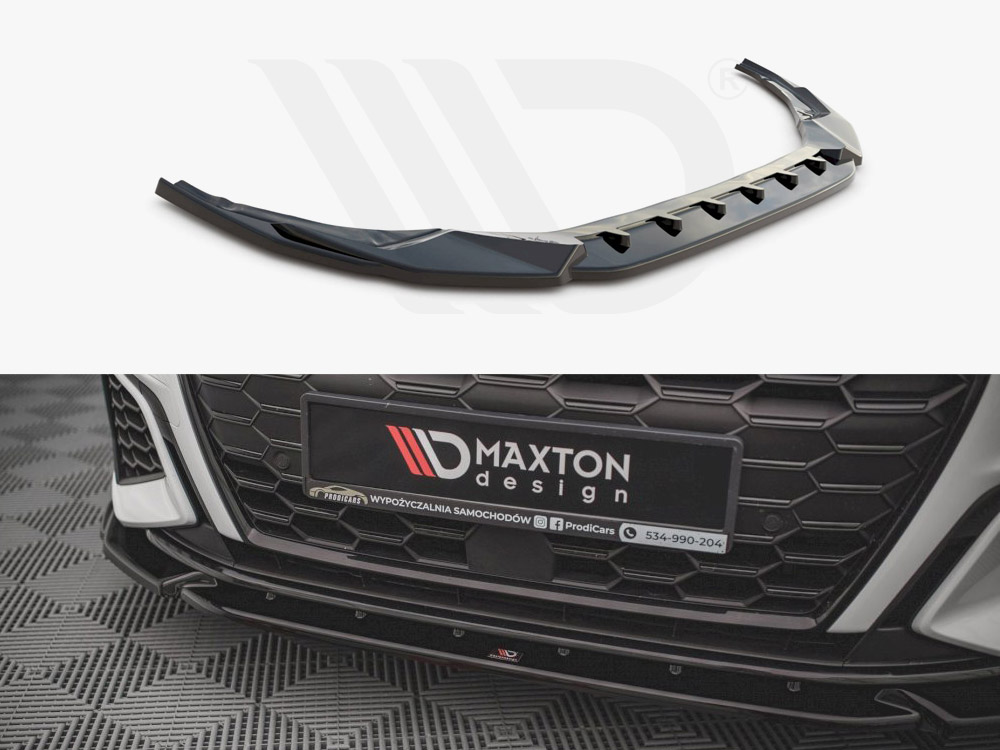 Maxton front splitter v3 audi s3/a3 s-line 8y 1 Maxton front splitter v3 audi s3/a3 s-line 8y