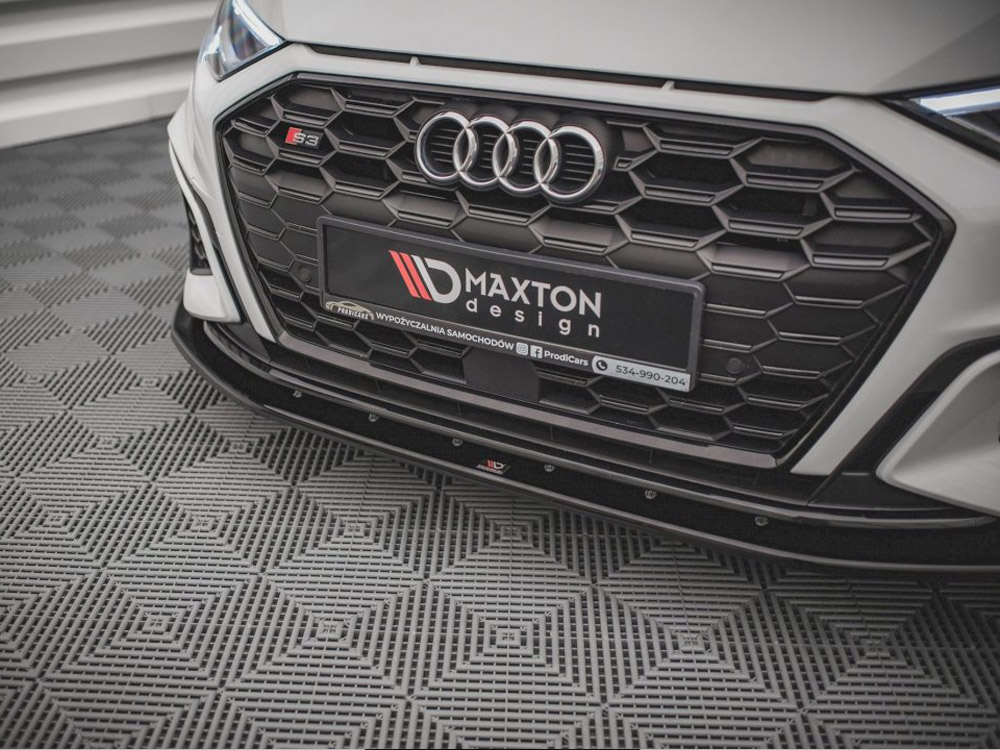 Maxton front splitter v1 audi s3/a3 s-line 8y 3 Maxton front splitter v1 audi s3/a3 s-line 8y - image 3