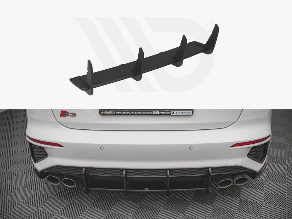 Maxton street pro rear diffuser audi s3 sportback 8y 1 Maxton street pro rear diffuser audi s3 sportback 8y