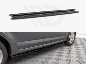 Maxton Side Skirts Diffusers Skoda Octavia Mk3 Facelift Models (2016-2020)