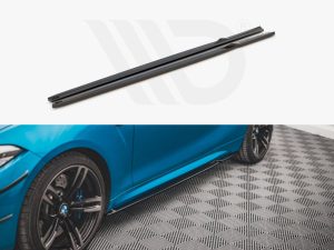 Maxton Side Skirts Diffusers V2 BMW M2 F87 (2016-2020)