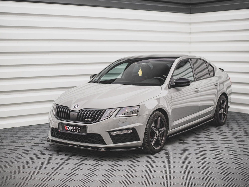 Maxton front splitter v3 skoda octavia rs mk3 facelift models (2016-2019) 2 Maxton front splitter v3 skoda octavia rs mk3 facelift models (2016-2019) - image 2