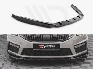 Maxton Front Splitter V3 Skoda Octavia RS Mk3 Facelift Models (2016-2019)