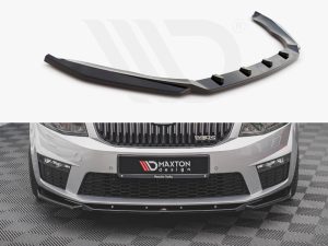 Maxton Front Splitter V4 Skoda Octavia RS Mk3 (2013-2016)