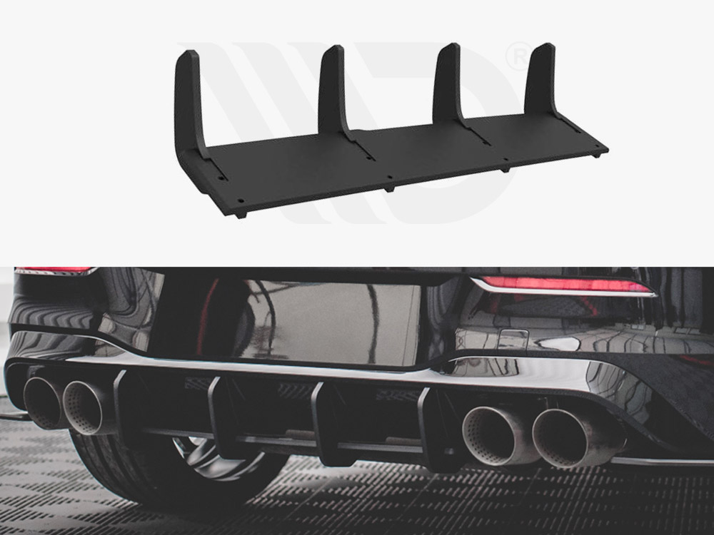 Maxton street pro rear diffuser vw golf r mk8 1 Maxton street pro rear diffuser vw golf r mk8