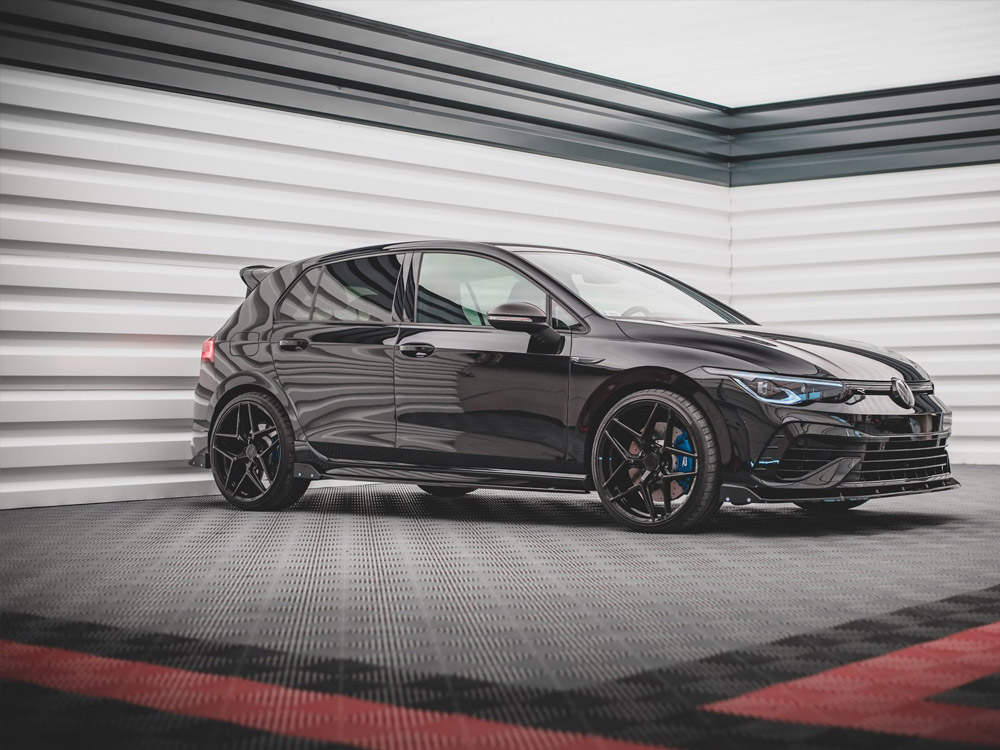 Maxton rear side splitters v2 + flaps for vw golf r mk8 2 Maxton rear side splitters v2 + flaps for vw golf r mk8 - image 2