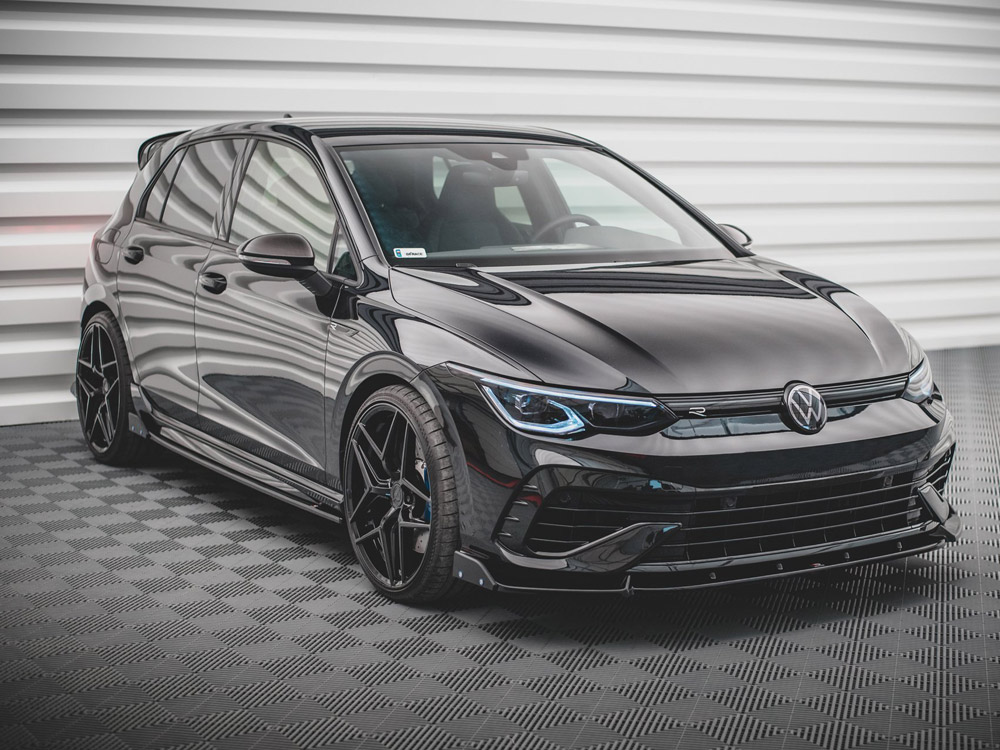 Maxton front splitter v2 + flaps for vw golf r mk8 2 Maxton front splitter v2 + flaps for vw golf r mk8 - image 2