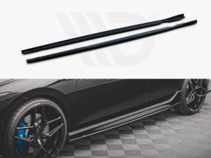 Maxton Side Skirts Diffusers V2 for VW Golf R Mk8
