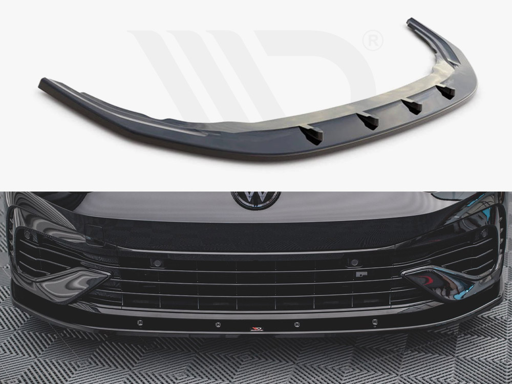 Maxton front splitter v1 for vw golf r mk8 1 Maxton front splitter v1 for vw golf r mk8