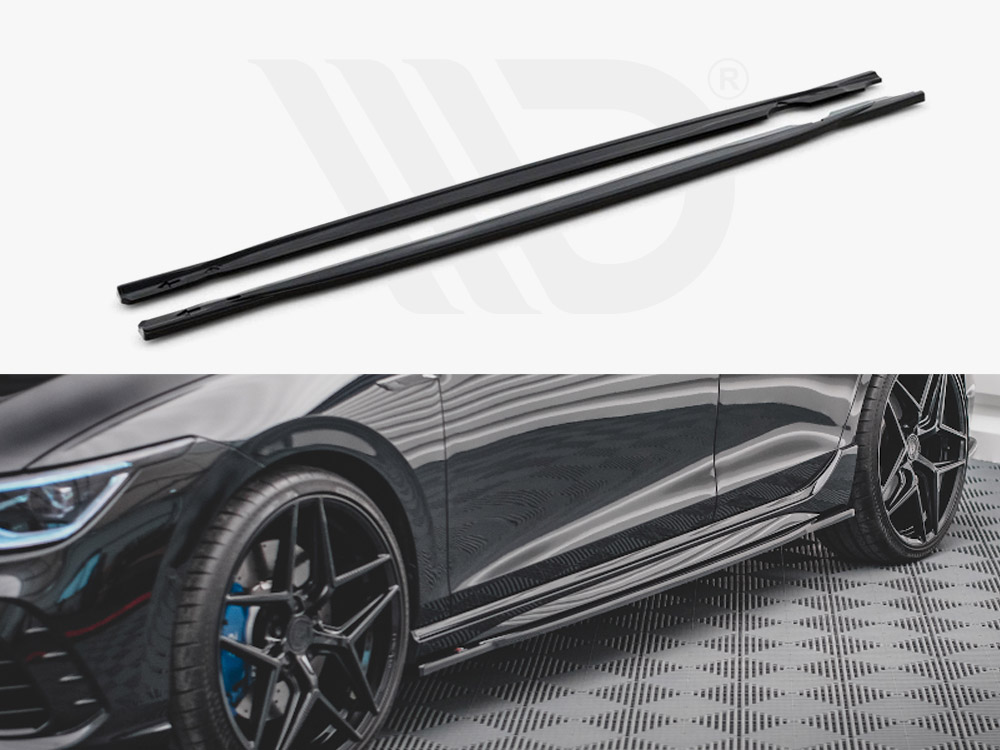 Maxton side skirts diffusers v1 volkswagen golf r mk8 1 Maxton side skirts diffusers v1 volkswagen golf r mk8