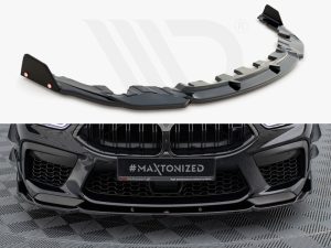 Maxton Front Splitter V1 + Flaps BMW M8 Gran Coupe F93 / Coupe F92