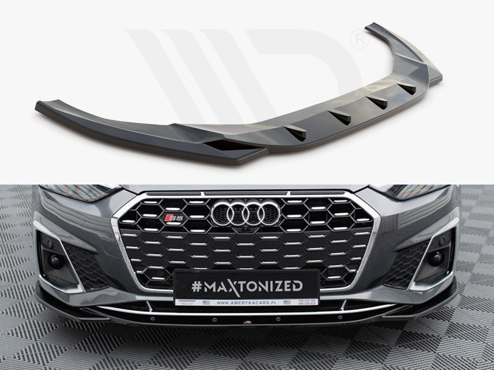 Maxton front splitter v1 audi s5 / a5 s-line f5 facelift models 1 Maxton front splitter v1 audi s5 / a5 s-line f5 facelift models