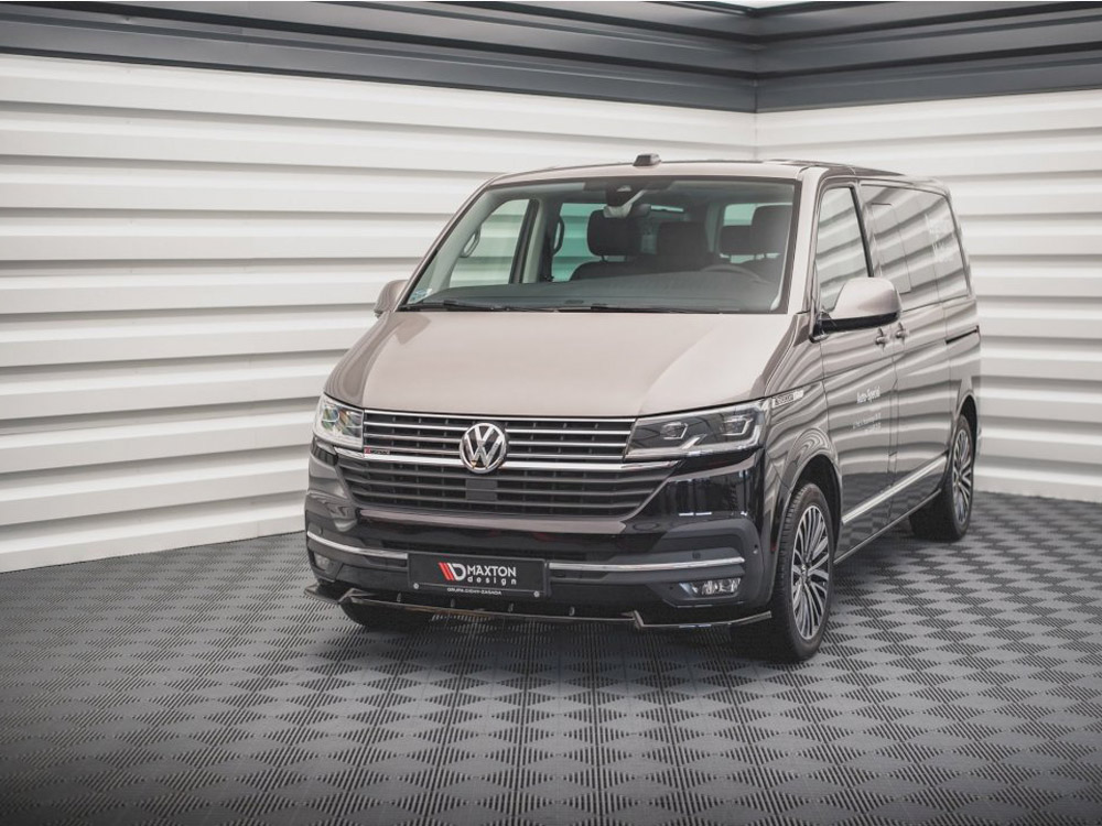 Maxton front splitter v1 vw t6 facelift models (2019+) 2 Maxton front splitter v1 vw t6 facelift models (2019+) - image 2