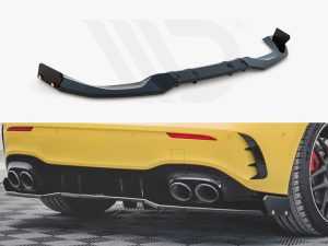 Maxton Rear Splitter + Flaps Mercedes-AMG A 45 S Aero Pack W177