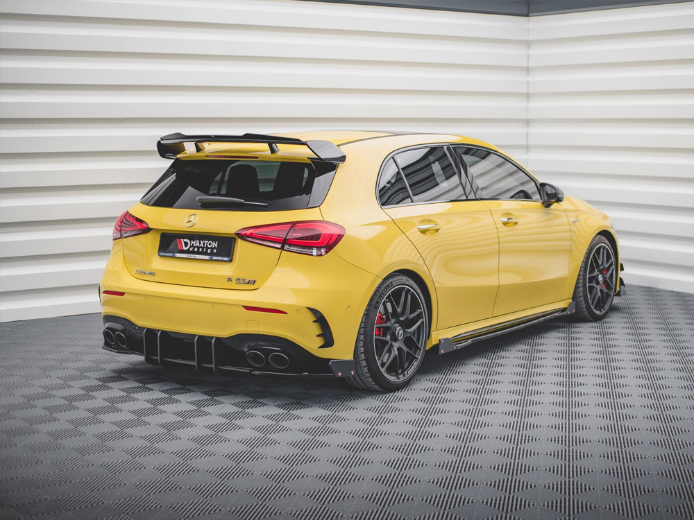 Maxton rear side splitters v2 + flaps mercedes amg a45 s aero pack w177 2 Maxton rear side splitters v2 + flaps mercedes amg a45 s aero pack w177 - image 2