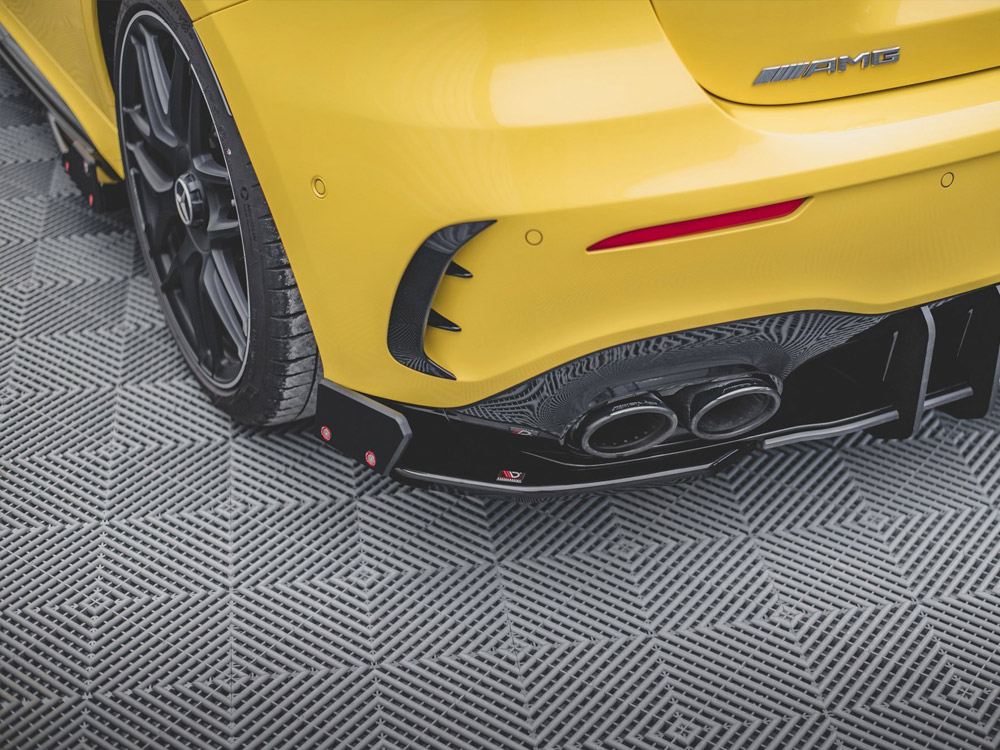 Maxton rear side splitters v2 + flaps mercedes amg a45 s aero pack w177 3 Maxton rear side splitters v2 + flaps mercedes amg a45 s aero pack w177 - image 3