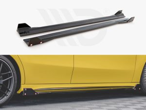 Maxton Side Skirts Diffusers V2 + Flaps Mercedes-AMG A45 S