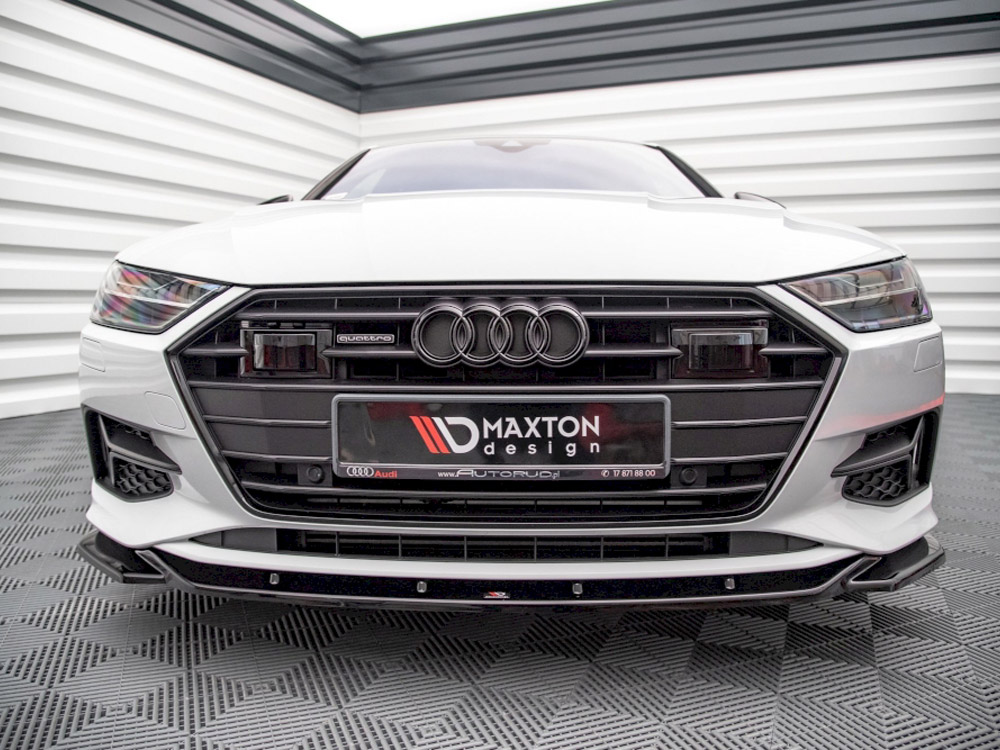 Maxton front splitter v1 audi a7 c8 3 Maxton front splitter v1 audi a7 c8 - image 3