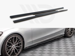 Maxton Side Skirts Diffusers Mercedes C-Class W205 (2014-2018)