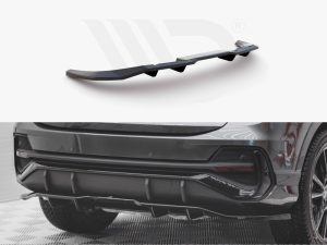 Maxton Central Rear Splitter (Vertical Bars) Audi Q3 Sportback S-Line