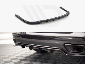 Maxton Central Rear Splitter (Vertical Bars) BMW X7 M-Pack G07