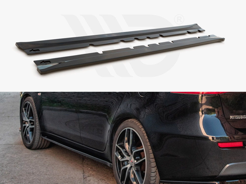Maxton side skirts diffusers mitsubishi lancer mk8 (2007-2016) 1 Maxton side skirts diffusers mitsubishi lancer mk8 (2007-2016)