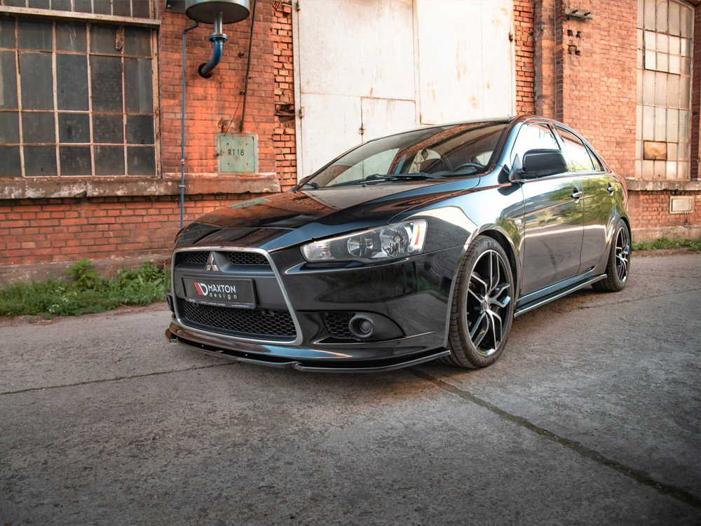 Maxton front splitter mitsubishi lancer sportback mk8 (2007-2016) 2 Maxton front splitter mitsubishi lancer sportback mk8 (2007-2016) - image 2