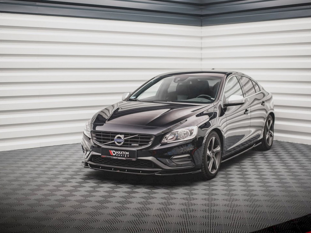 Maxton front splitter v2 volvo s60 r-design mk2 (2014-2018) 2 Maxton front splitter v2 volvo s60 r-design mk2 (2014-2018) - image 2
