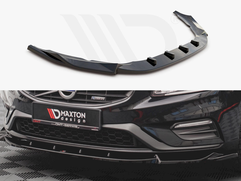 Maxton front splitter v1 volvo s60 r-design mk2 (2014-2018) 1 Maxton front splitter v1 volvo s60 r-design mk2 (2014-2018)