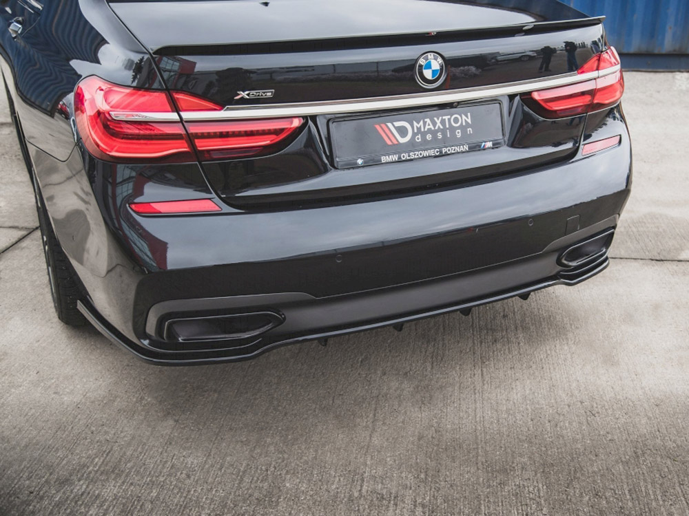 Maxton rear splitter (vertical bars) bmw 7 series m-pack g11/g12 2 Maxton rear splitter (vertical bars) bmw 7 series m-pack g11/g12 - image 2