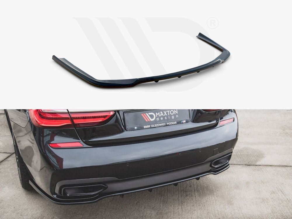 Maxton rear splitter (vertical bars) bmw 7 series m-pack g11/g12 1 Maxton rear splitter (vertical bars) bmw 7 series m-pack g11/g12