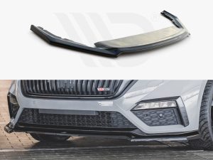 Maxton Front Splitter V4 Skoda Octavia RS Mk4 (2020+)