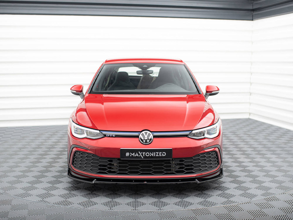 Maxton front splitter v3 + flaps for volkswagen golf gti/gte/gtd/r-line mk8 3 Maxton front splitter v3 + flaps for volkswagen golf gti/gte/gtd/r-line mk8 - image 3