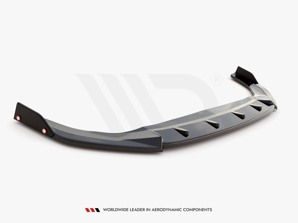 Maxton front splitter v3 + flaps for volkswagen golf gti/gte/gtd/r-line mk8 5 Maxton front splitter v3 + flaps for volkswagen golf gti/gte/gtd/r-line mk8 - image 5